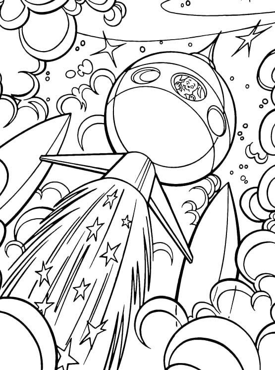 Outer space, Coloring pages and Coloring