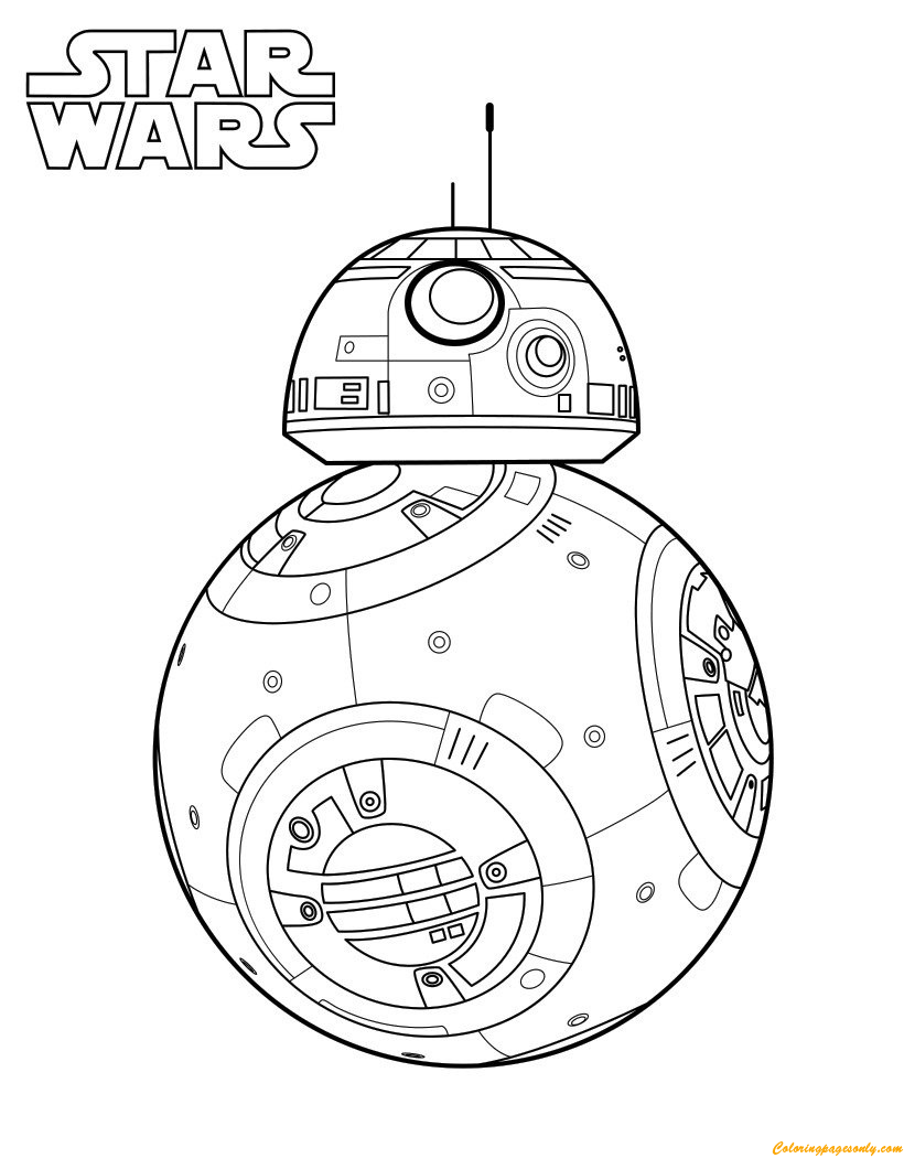 BB-8 Coloring Pages - Cartoons Coloring Pages - Coloring Pages For Kids And  Adults