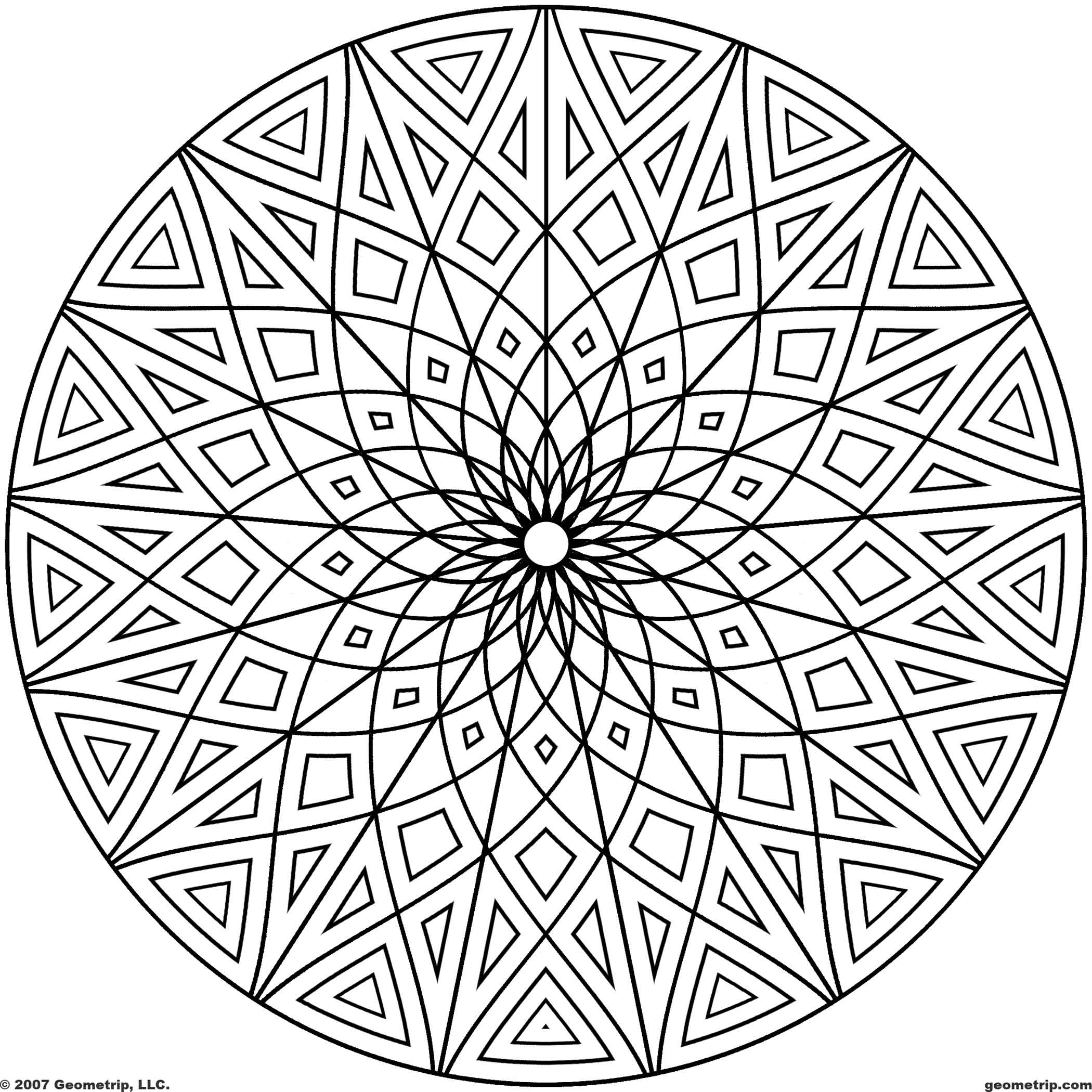 Printable Mandalas Designs Coloring Pages with Design Coloring ...