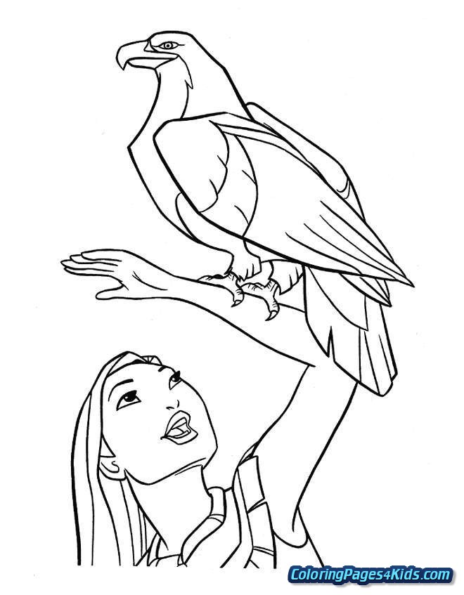 Pocahontas Coloring Pages - Coloring Pages For Kids