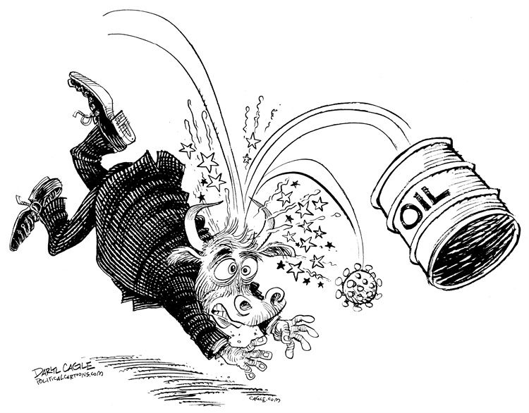 Daryl Cagle: Drawing My Own Conclusions on the Coronavirus ...