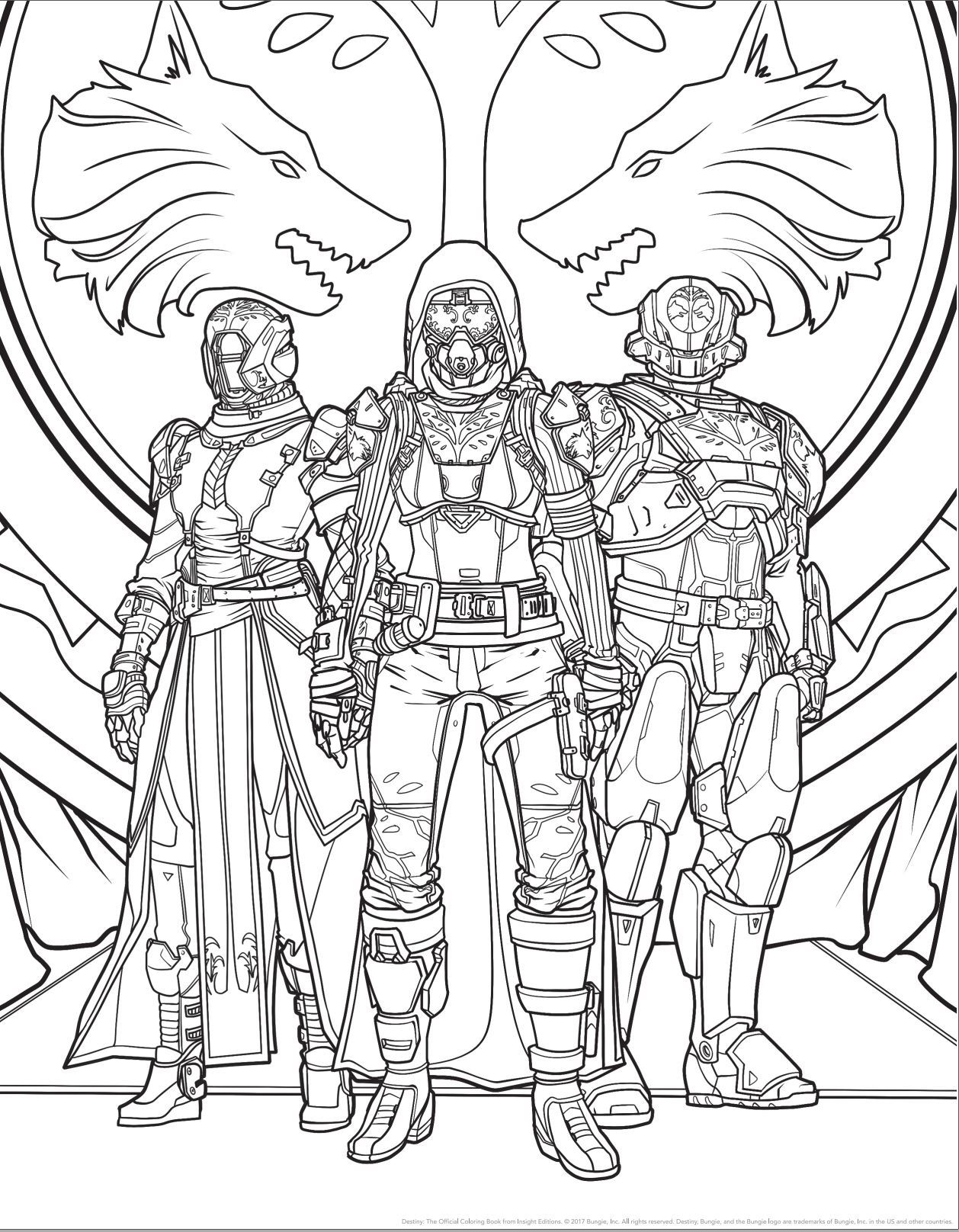 Destiny Coloring Pages at GetDrawings | Free download