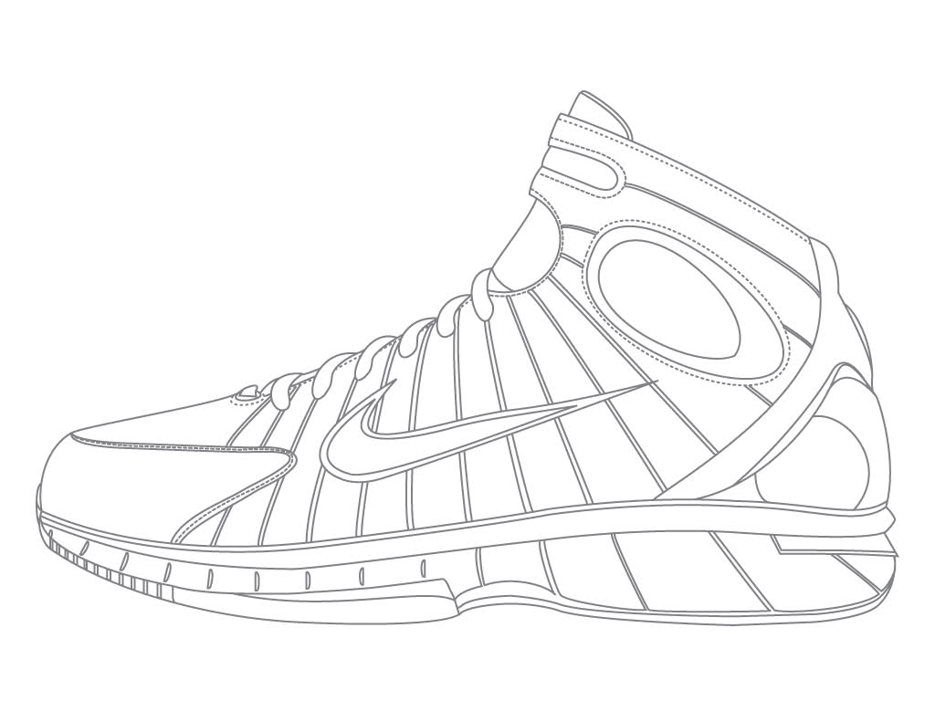 Free Jordan Shoes Coloring Page, Download Free Jordan Shoes Coloring Page  png images, Free ClipArts on Clipart Library