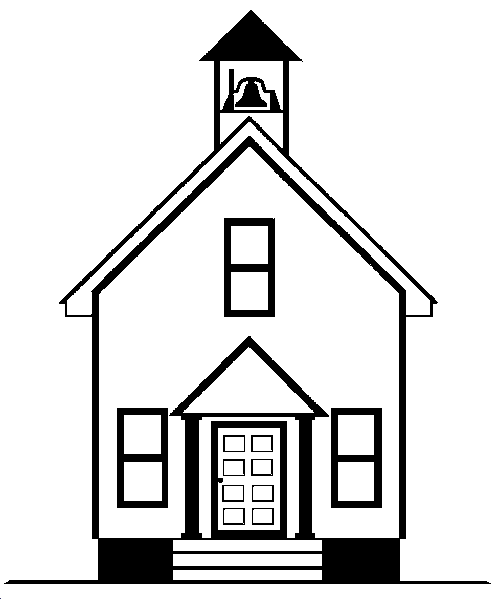 Old School House Coloring Page - Get Coloring Pages
