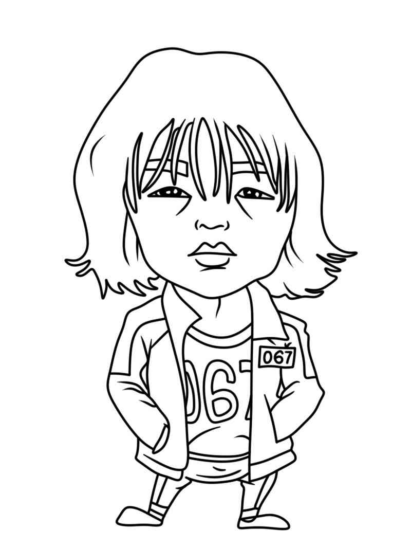 Squid Game coloring pages