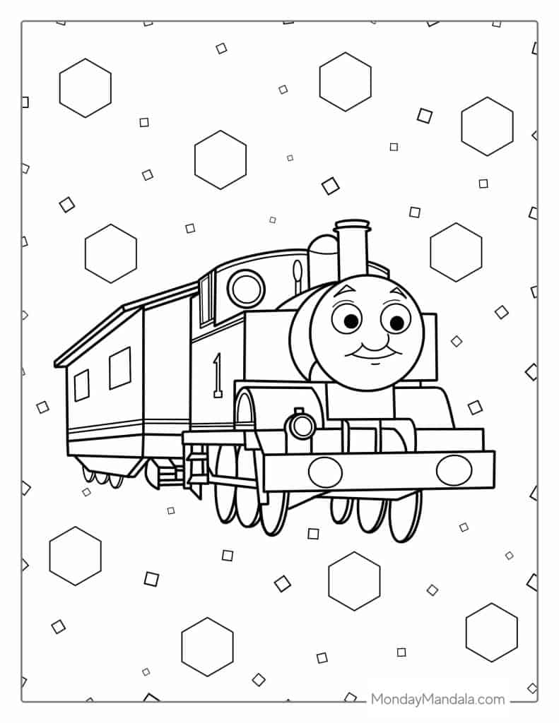 39 Train Coloring Pages (Free PDF Printables)
