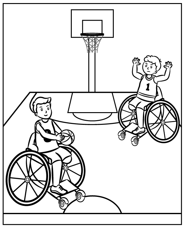 Good deeds coloring pages disabled ...