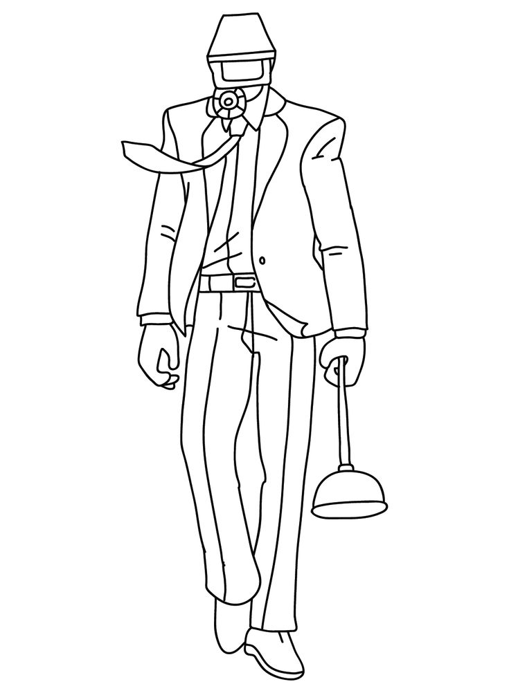 Pin auf Cameraman Coloring Pages