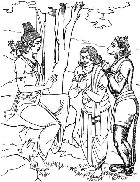 Lord Rama – Pencil Sketches – A ...