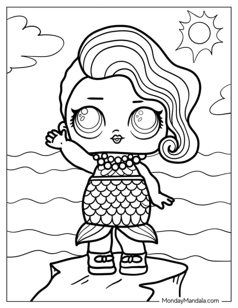 80 LOL Surprise Coloring Pages (Free ...
