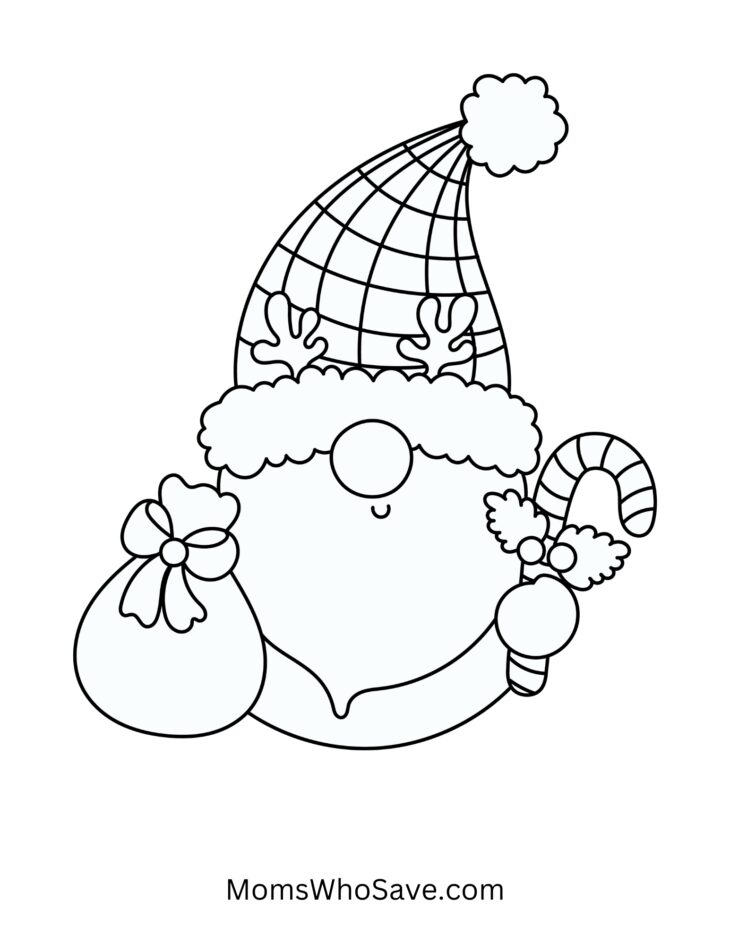 25 Cute Gnomes Coloring Pages (Free Printables) | MomsWhoSave.com