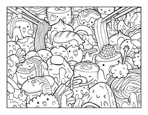 Food Printable Coloring Pages ...