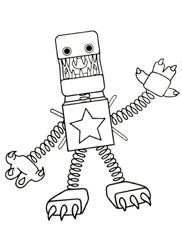 Boxy Boo Colouring page | Fnaf coloring pages, Pusheen coloring pages, Coloring  book art