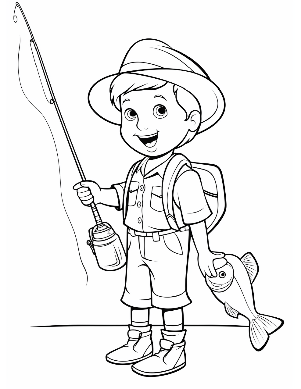 Fishing Coloring Pages: Free Fish ...