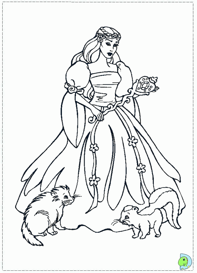 Swan Princess Coloring Pages - Coloring Page