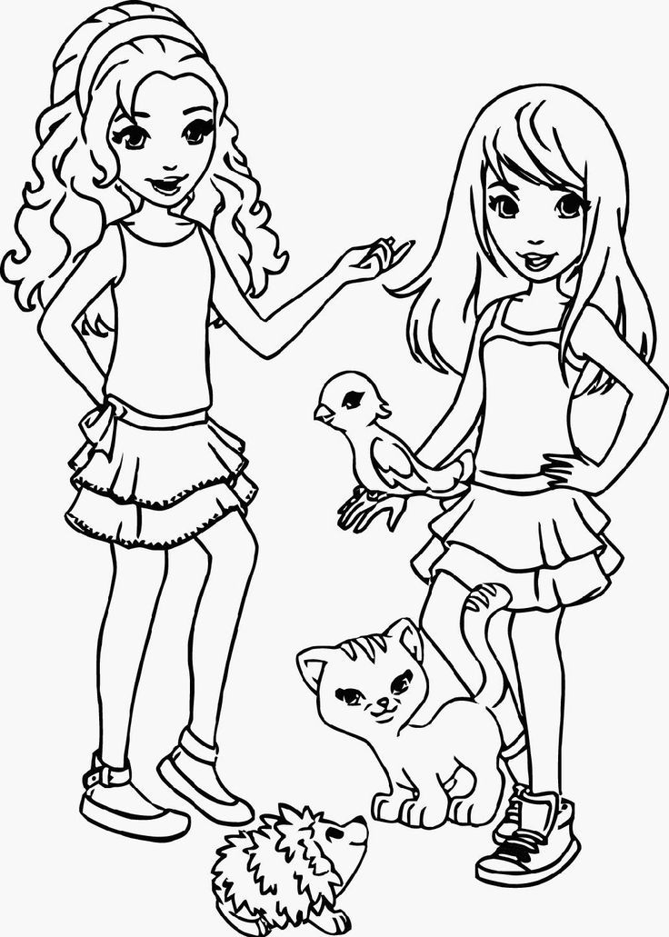 Lego Friends Coloring Pages Free - High Quality Coloring Pages