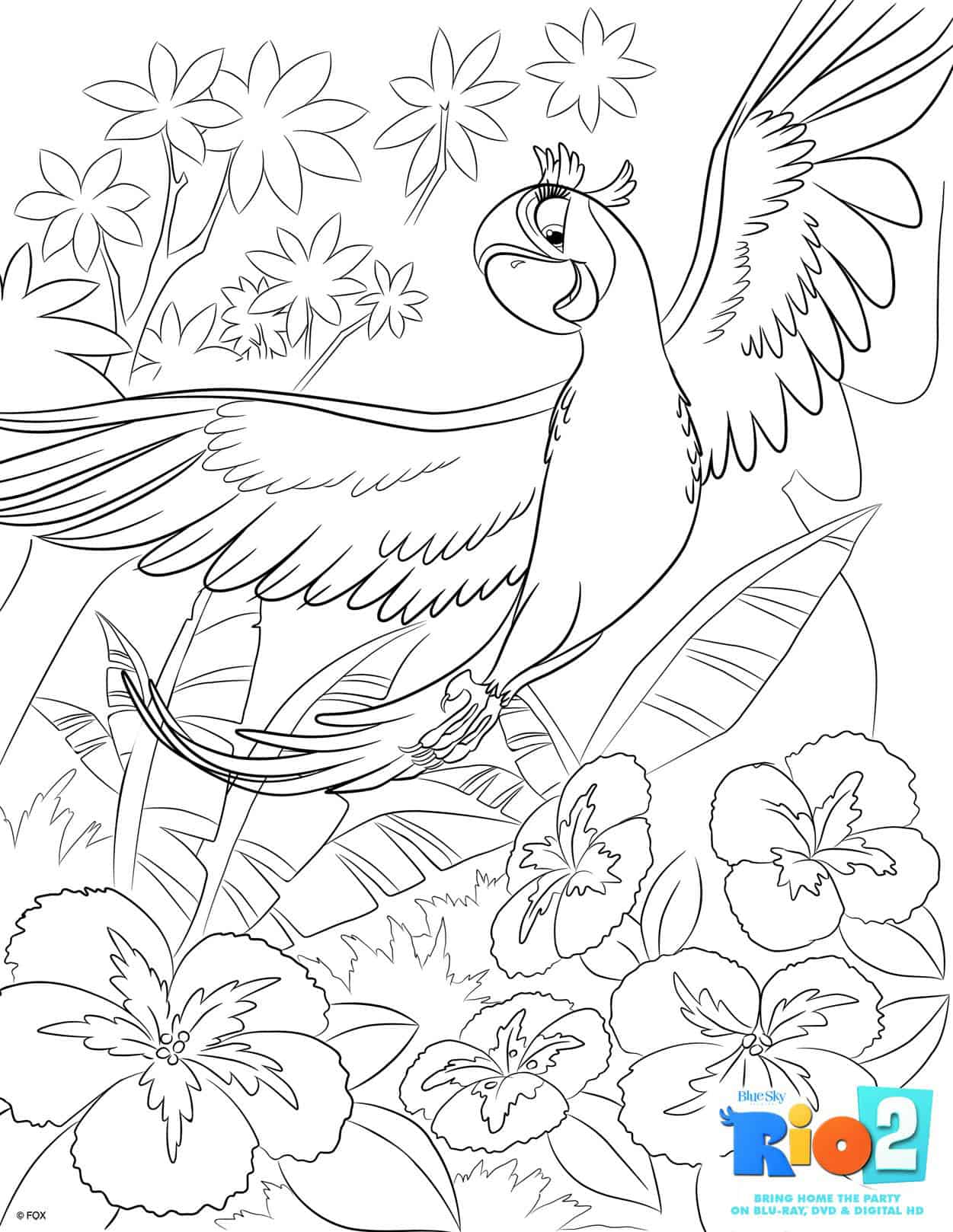 Rio2Insiders – Free Printable Rio 2 Coloring Sheets– @FHEInsiders