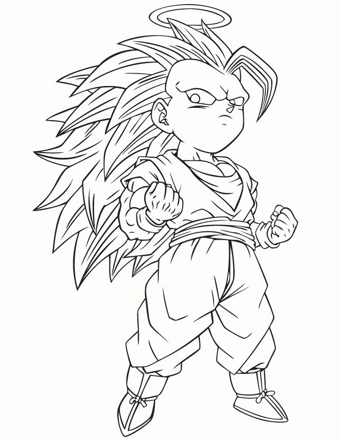 Fresh Free Coloring Pages Of Dragon Ball Z Not Color, Science ...