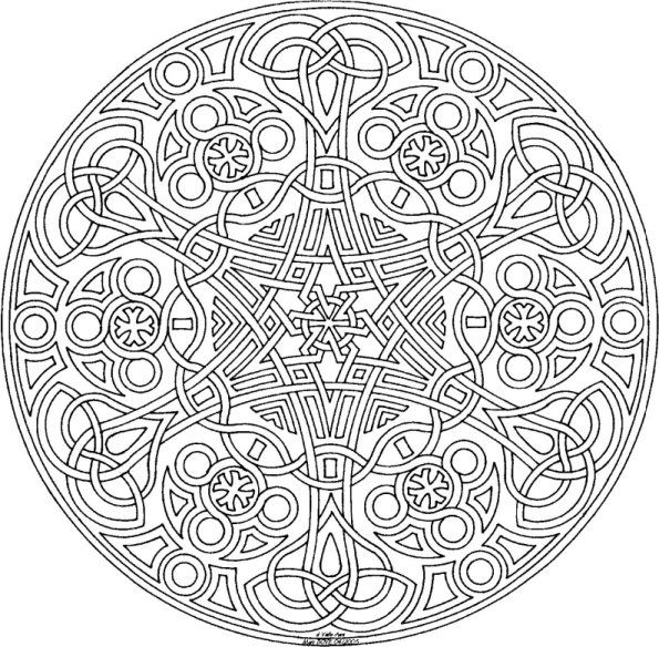 Coloring Pages Of | Fun Coloring | Geometric coloring pages, Detailed coloring  pages, Mandala coloring pages