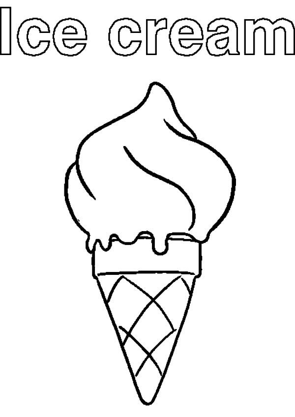 Ice Cream Cone Coloring Pages : Bulk Color | Ice cream coloring pages, Coloring  pages, Ice cream cone