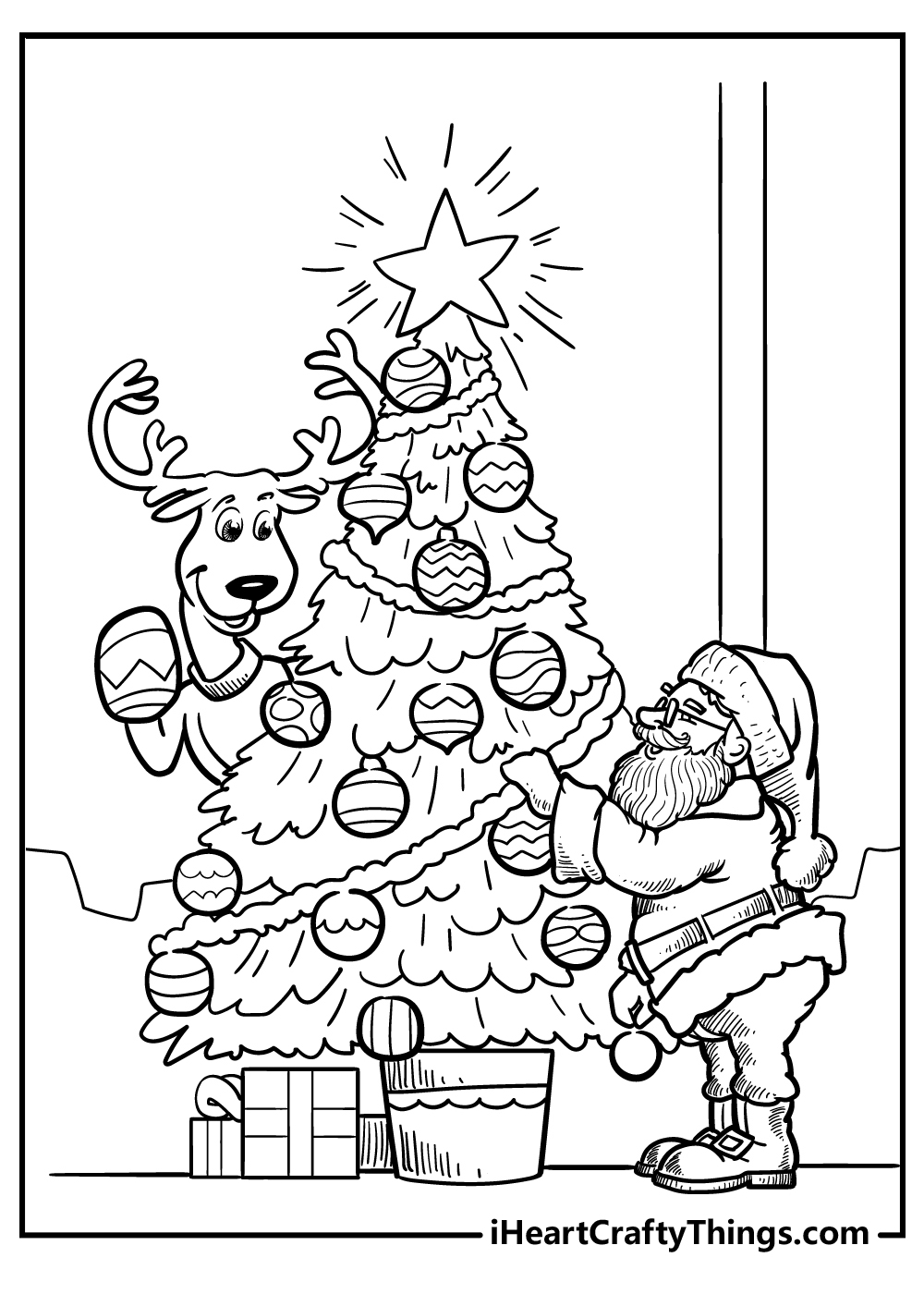 Santa Coloring Pages (Updated 2022)