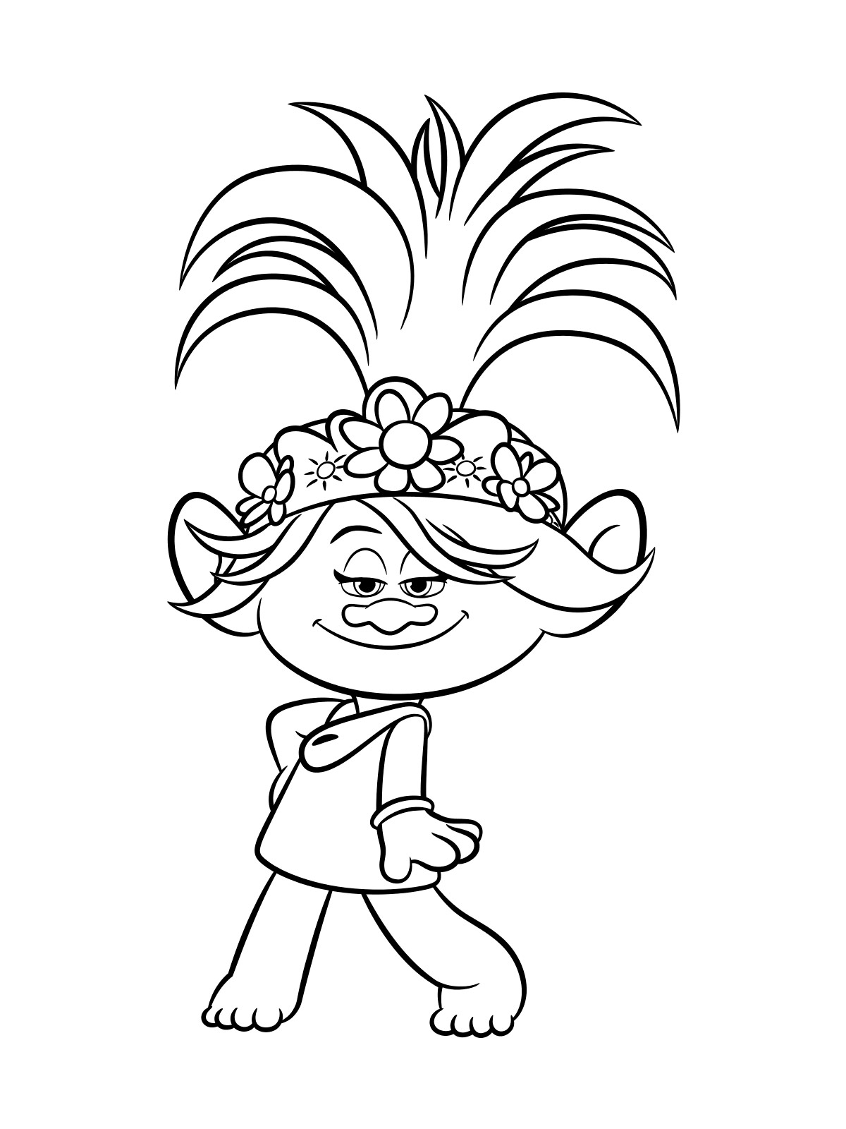 Trolls coloring pages. Free Printable Trolls coloring pages.