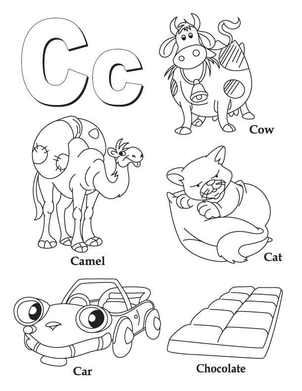 My A to Z Coloring Guide Letter C coloring web page #coloringpages |  Alphabet coloring pages, Abc coloring pages, Letter a coloring pages