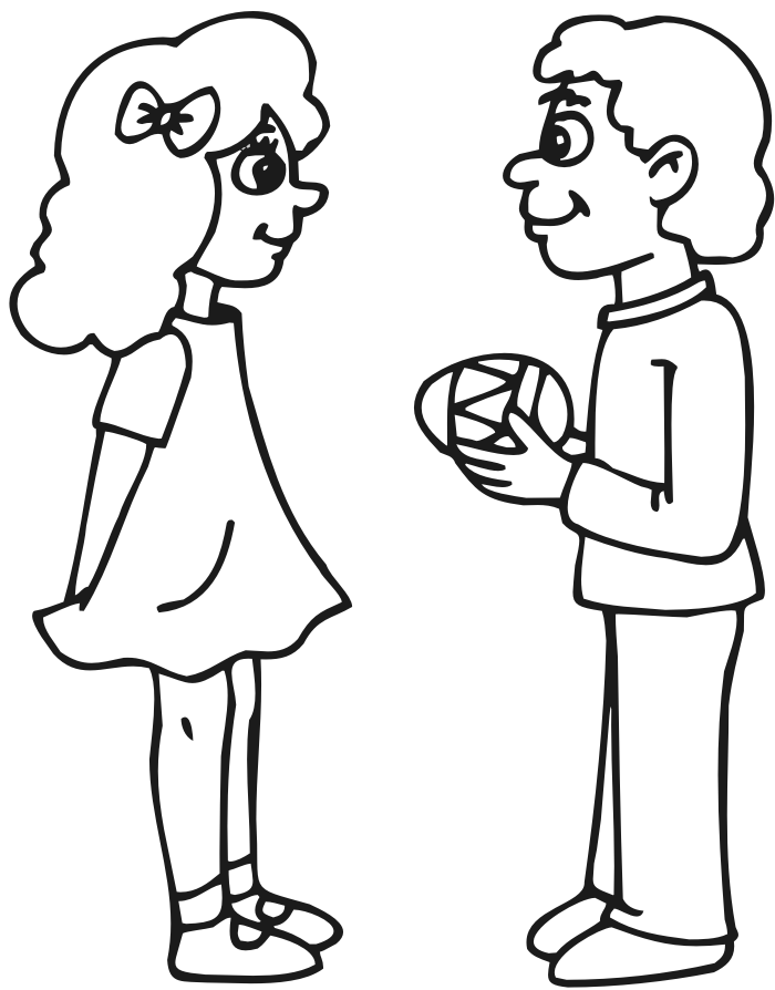 Boy and girl coloring pages | www.veupropia.org