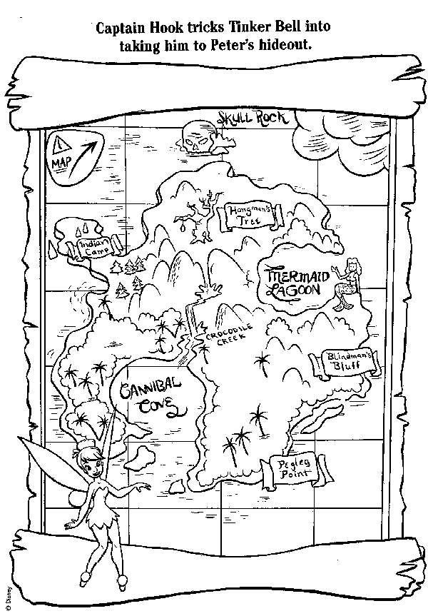 Map - Coloring Pages for Kids and for Adults