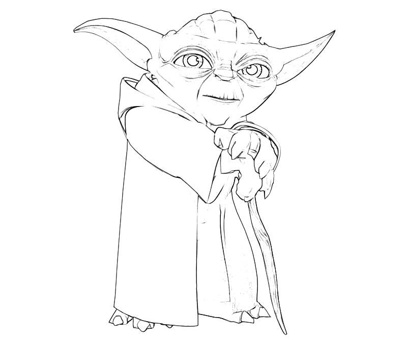 Master Yoda Coloring Pages - High Quality Coloring Pages