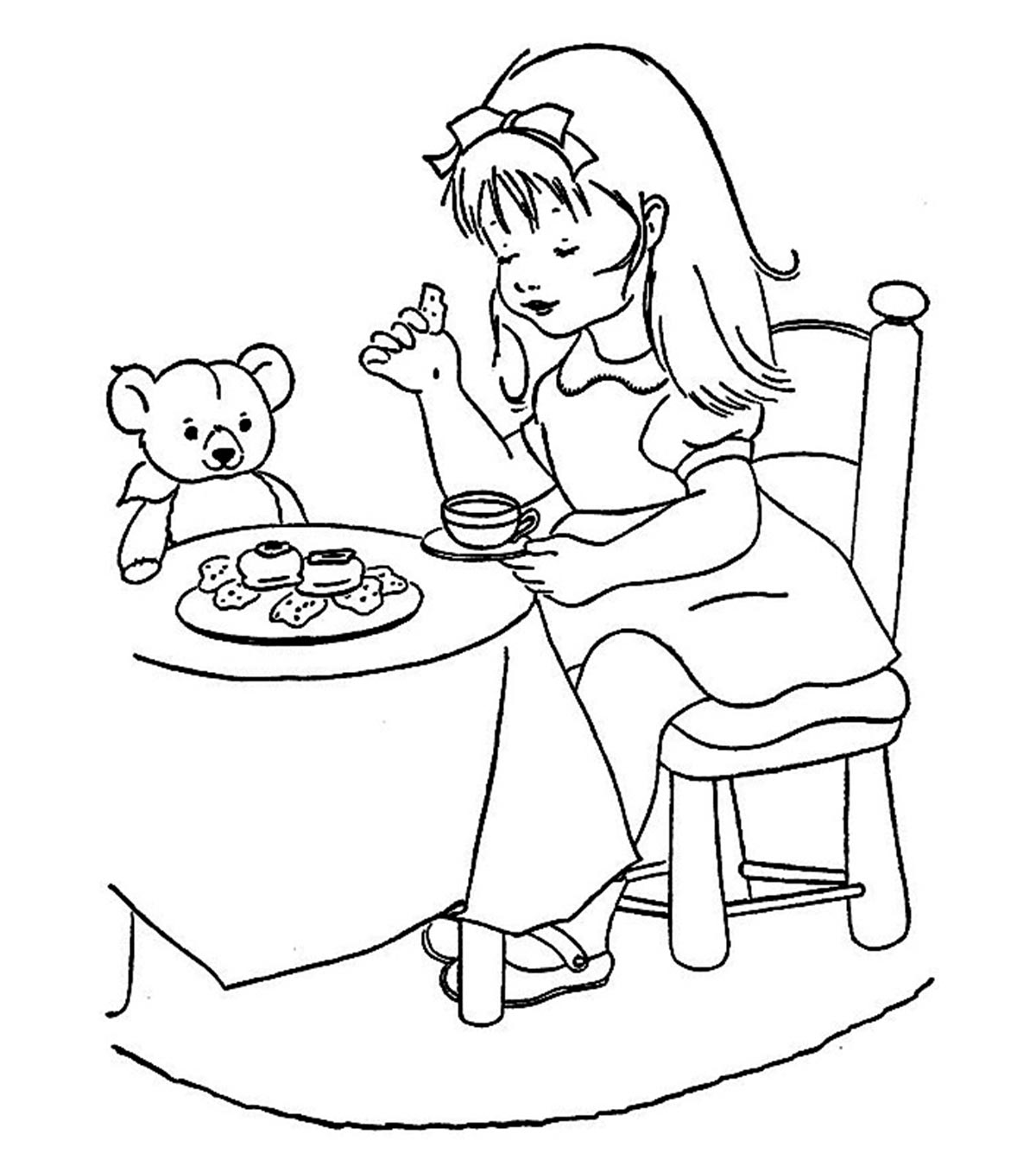 Top 10 Free Printable Goldilocks And The Three Bears Coloring ...