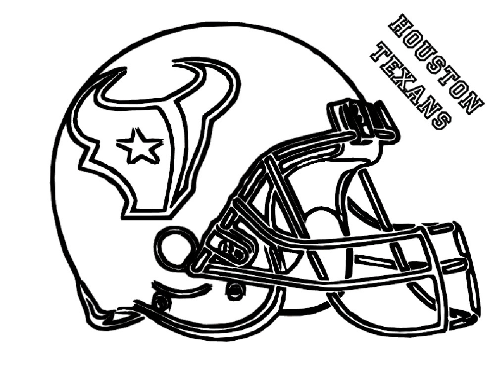 Football Helmet coloring pages. Free Printable Football Helmet ...