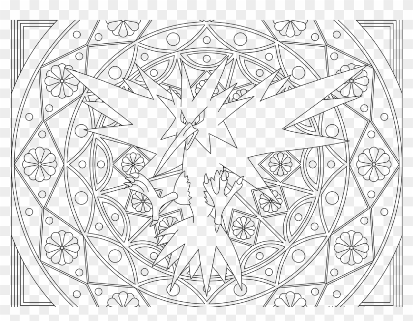 Zapdos Pokemon - Zapdos Printable Coloring Pages Clipart (#728036 ...