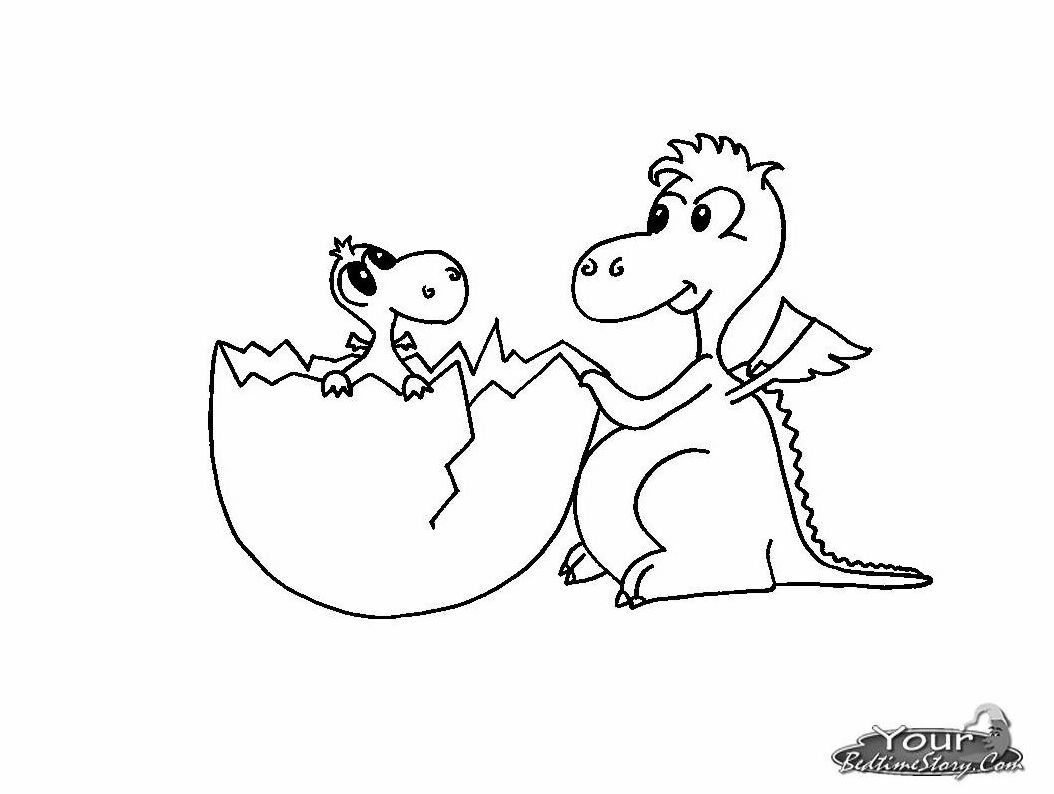 Printable Coloring Pages Of Baby Dragons | Cooloring.com