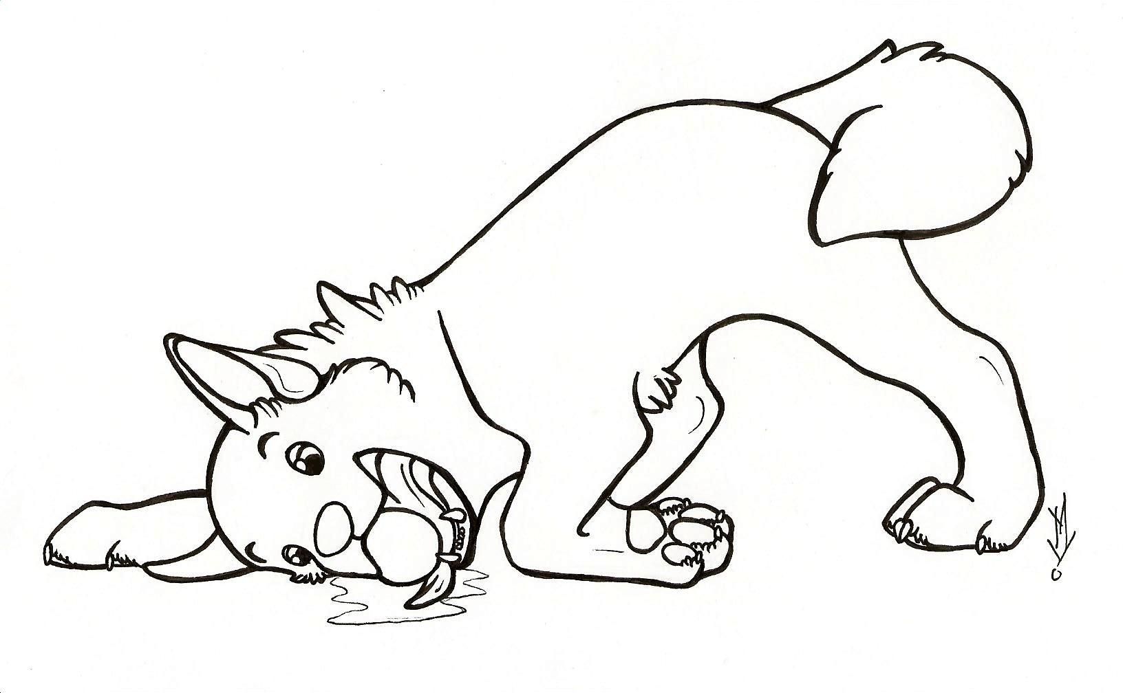 Cute Cartoon Animal Coloring Pages Dog - Сoloring Pages For All Ages