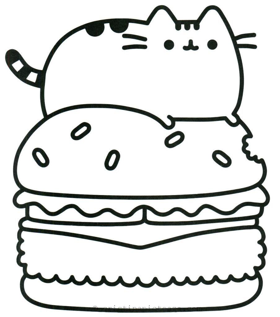 Pusheen Coloring Pages – Coloring sheets with Pusheen