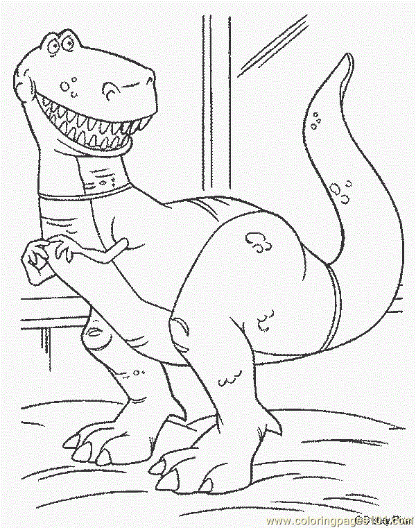 Rex Coloring Page for Kids - Free Toy Story Printable Coloring Pages Online  for Kids - ColoringPages101.com | Coloring Pages for Kids