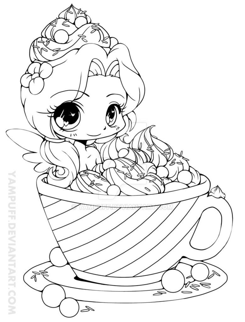 Hot Cocoa Emiko - Lineart by YamPuff ...