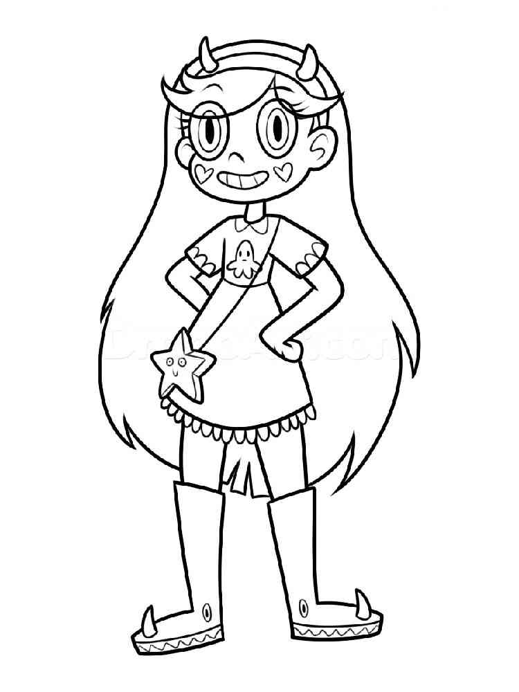 Star vs the Forces of Evil coloring pages