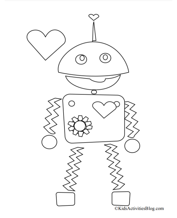 3 {Non-Mushy} Valentines Day Coloring Pages | Kids Activities Blog