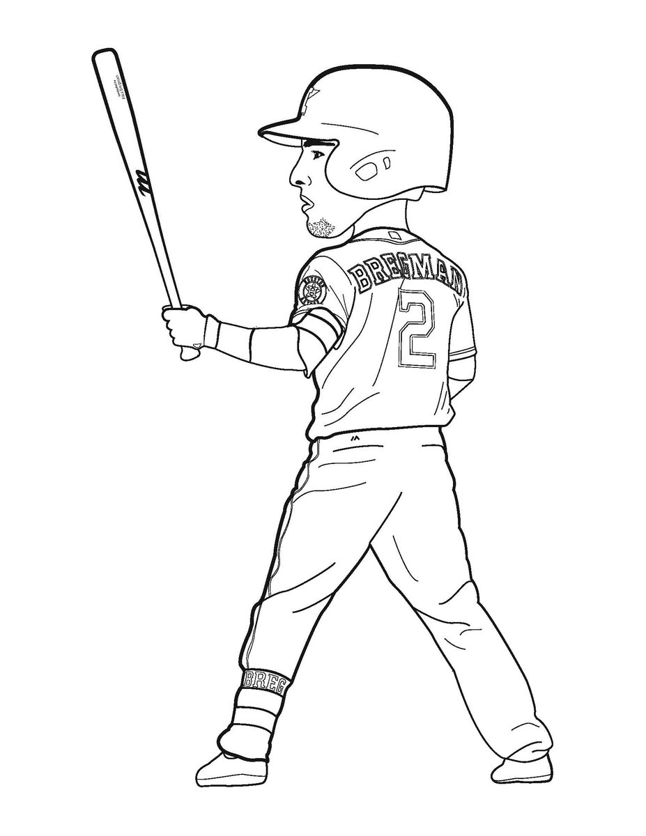 Houston Astros Coloring Pages - Coloring Nation