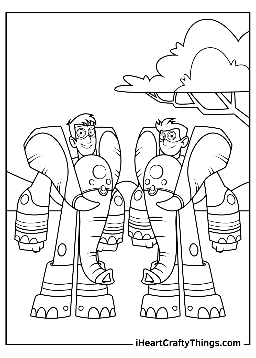 Printable Wild Kratts Coloring Pages ...