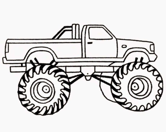 Brilliant Picture of Monster Trucks Coloring Pages - entitlementtrap.com |  Monster truck coloring pages, Truck coloring pages, Monster trucks birthday  party
