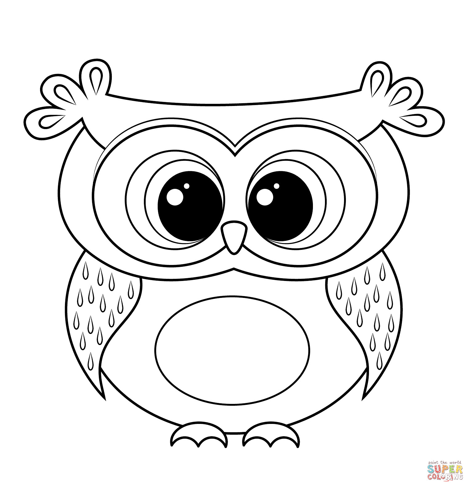 Coloring Pages : Cute Owl Coloring Pages Amazingintable For ...