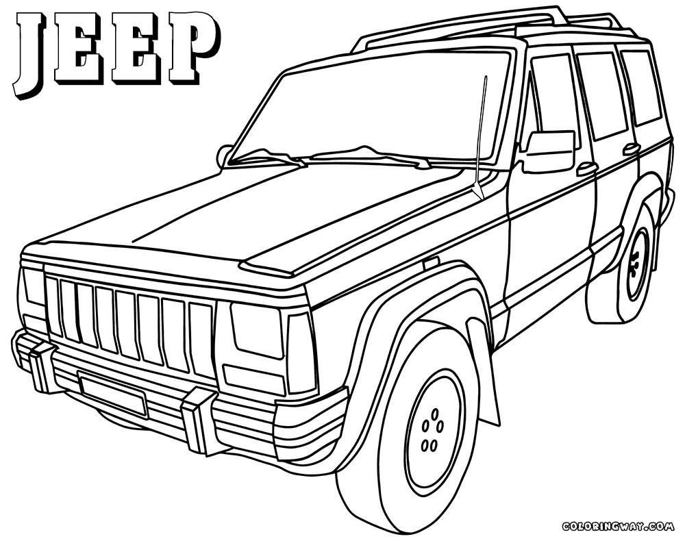 Jeep coloring pages | Coloring pages to download and print
