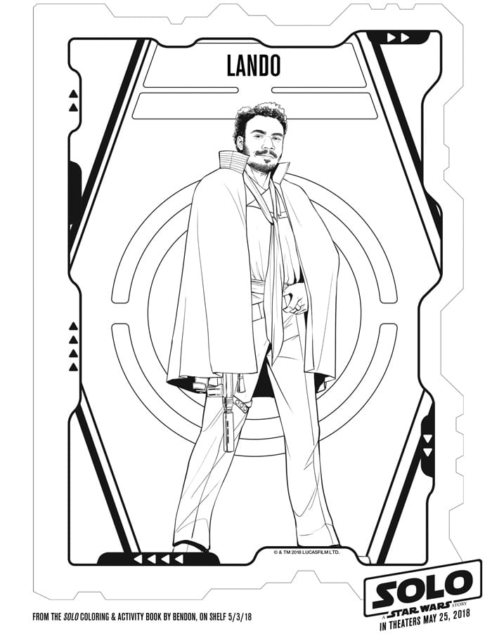 SOLO: A Star Wars Story - Coloring Sheets Free Printables - April Golightly