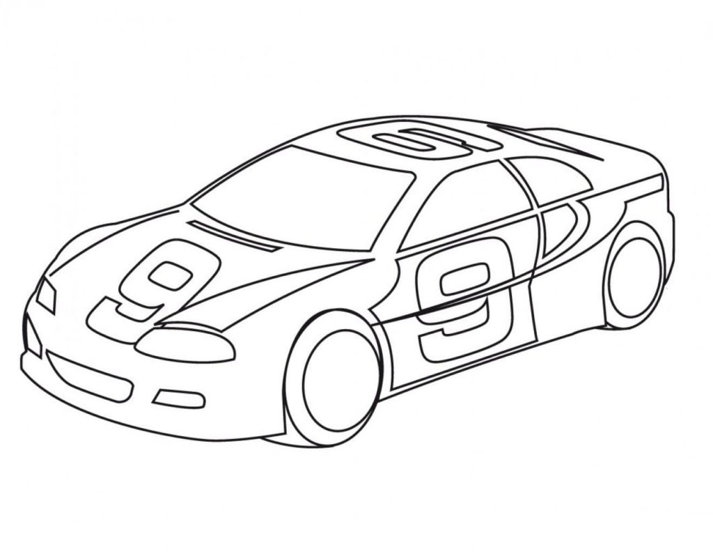 Racing cars coloring pages | Free download and print