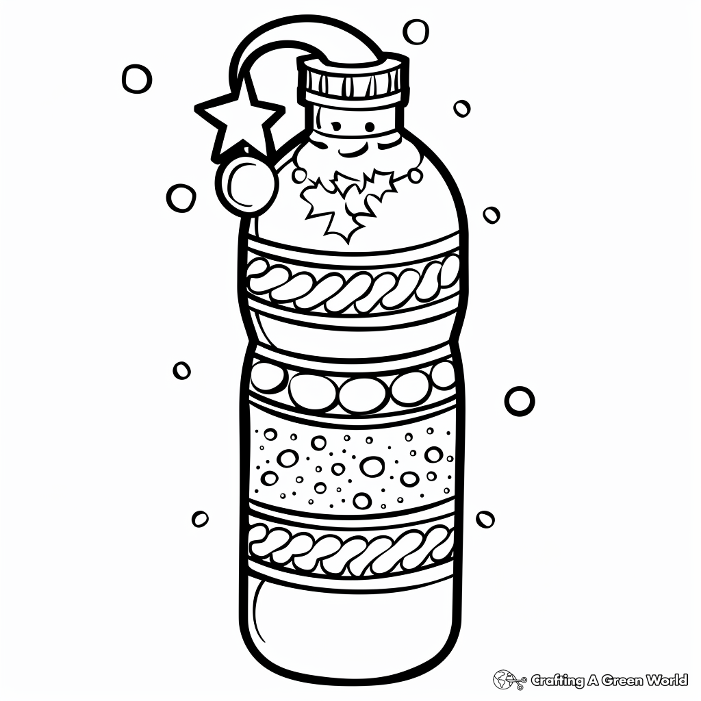 Water Bottle Coloring Pages - Free ...