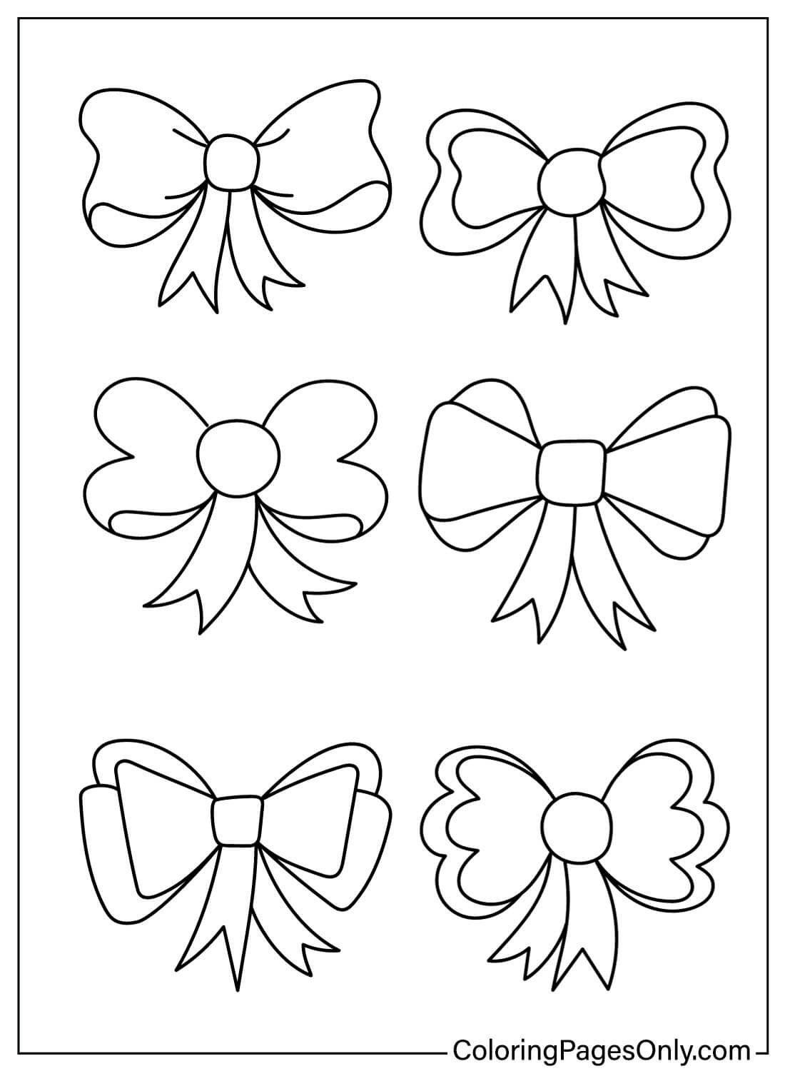 Bow Coloring Pages ...