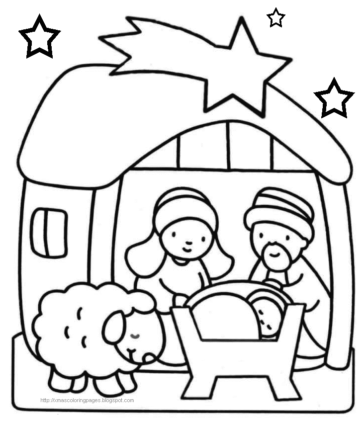 Baby Jesus Nativity Coloring Pages ...